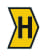 Helagrip merker 2-5mm H geel ROL1000