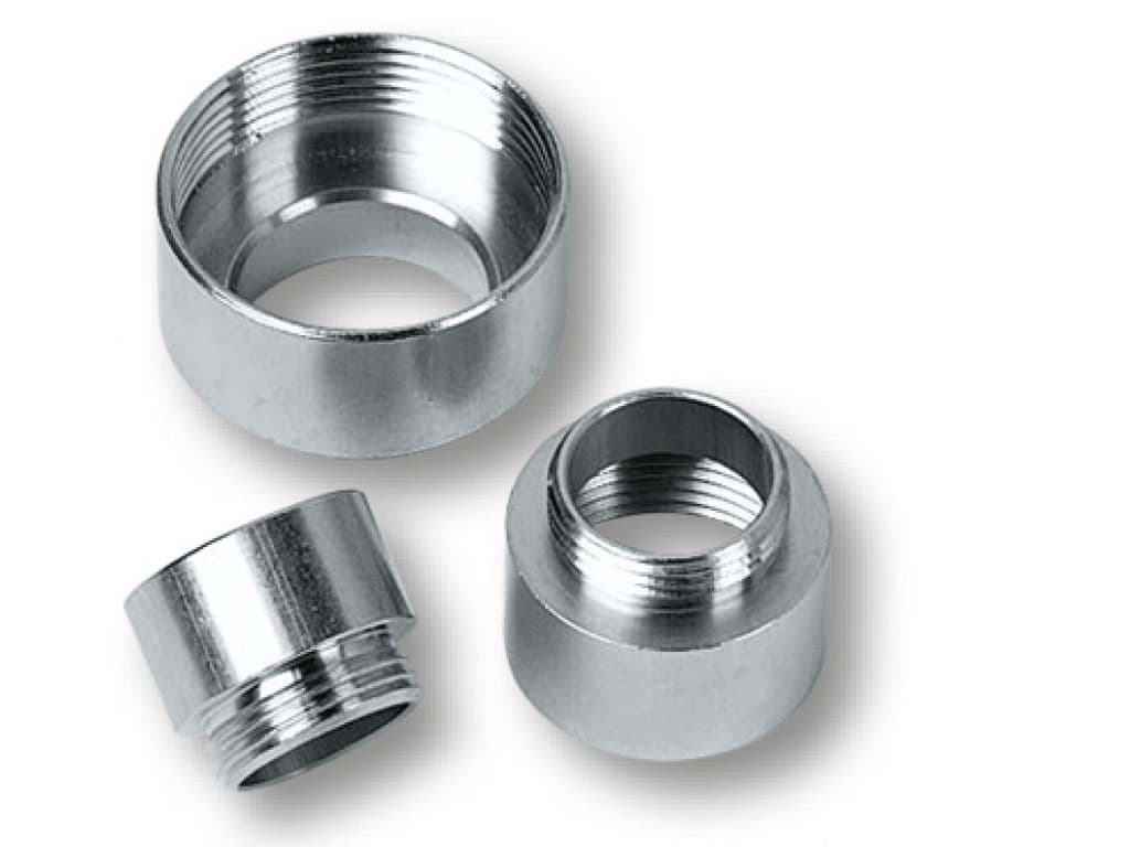ENTRY THREAD ENLARGER ADAPTER PG9 TO PG11 NICKEL PLATED BRASS
