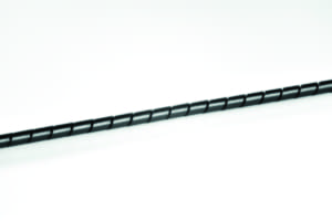 spiraalslang  5-20mm zwart