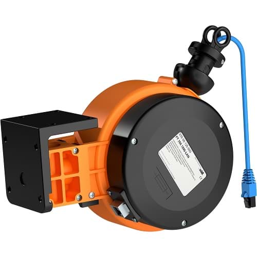 veerhaspel FT150 met LAN-kabel 5m blauw + RJ45 1GB Ethernet