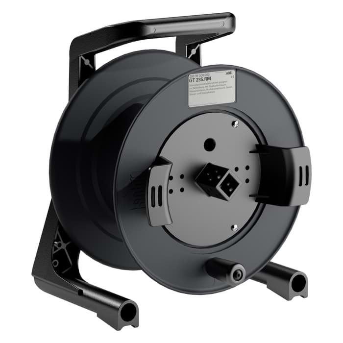haspel GT235 rubber met hulpspoel kerngat 43mm