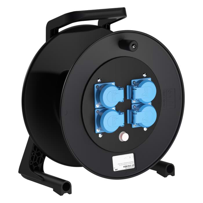 haspel GT310 rubber met 4x schuko+KD +TB
