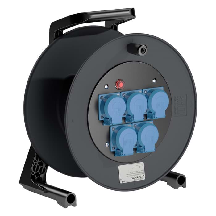 haspel GT310 rubber met 5x schuko+KD +TB