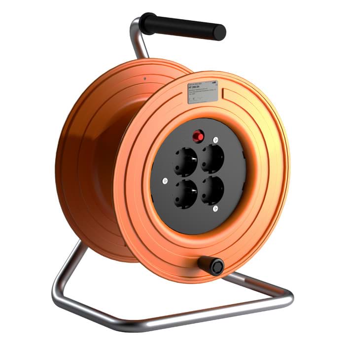 haspel HT280 metaal met 4x schuko +TB