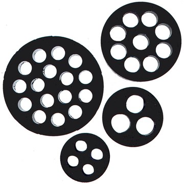 wartelinsert rubber M32 2x d=7mm