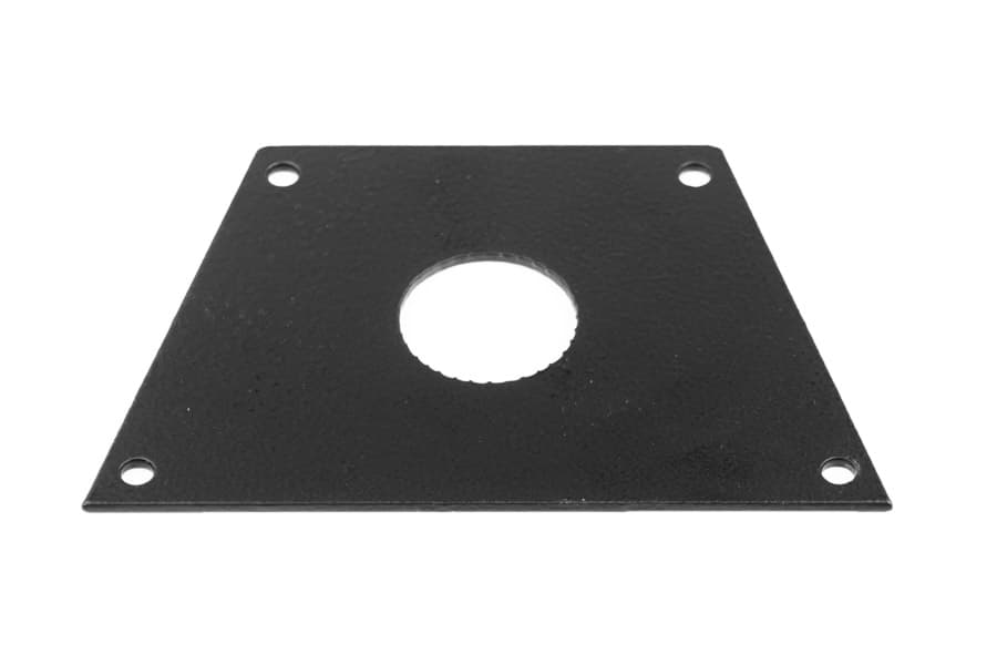 stagebox-taps zijplaat met gat 25mm