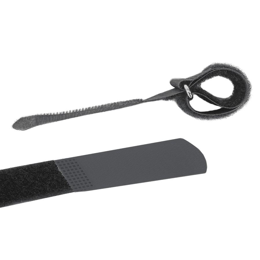 cable tie 2.5x22+6cm haaktip zwart