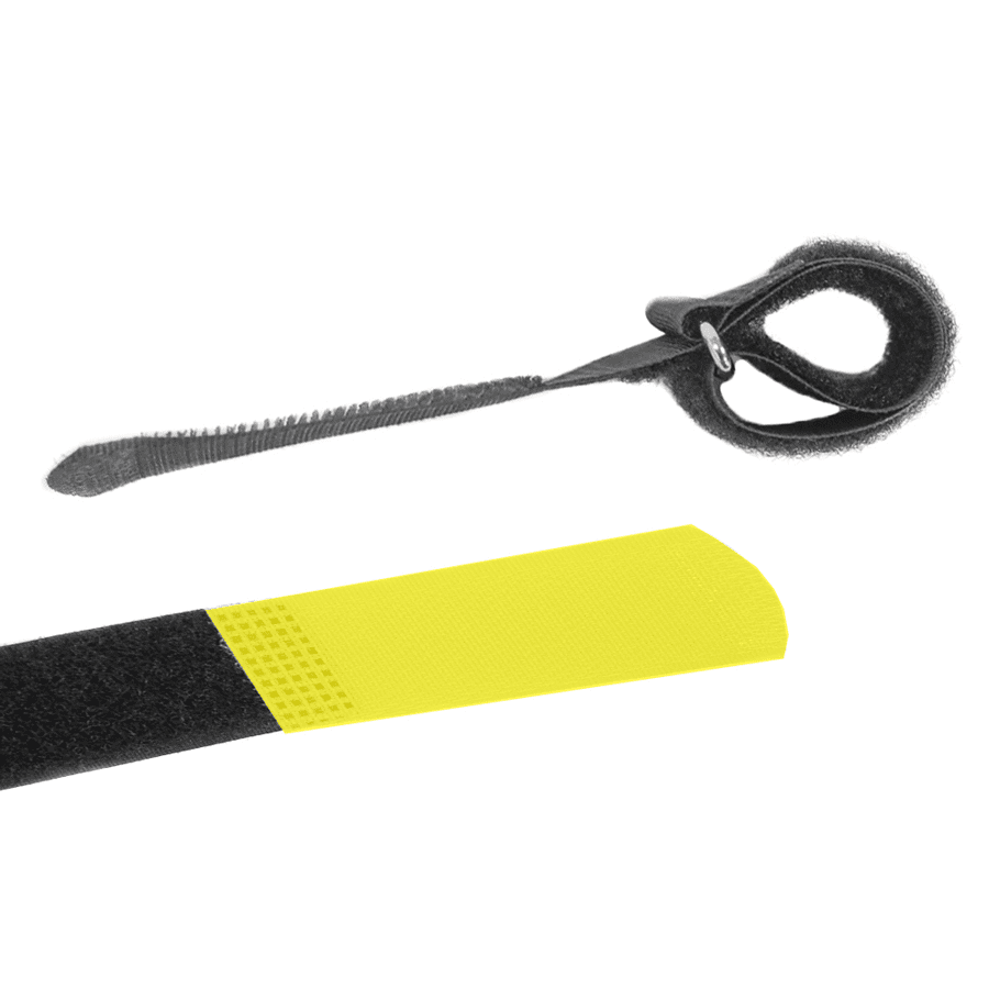 cable tie 2.5x17+6cm haaktip geel