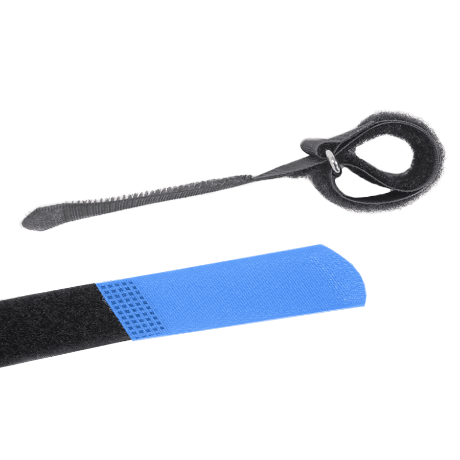 cable tie 2.5x22+6cm haaktip blauw