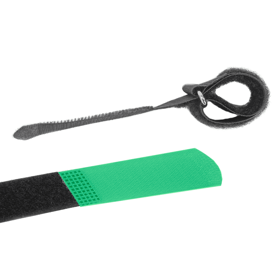 cable tie 2.5x22+6cm haaktip groen