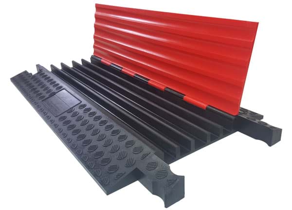 Red Line kabelgoot 5x33x35mm L=0,91m lichtgewicht zwart scalloped CUST