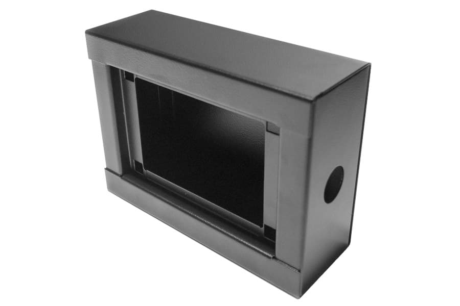 stagebox SD8 180x134x65mm met gat 25mm exclusief inlegplaat