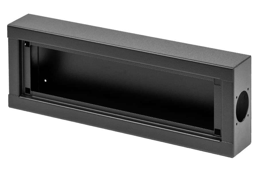 stagebox SD24 387x134x65mm met 2x gat LK37 exclusief inlegplaat