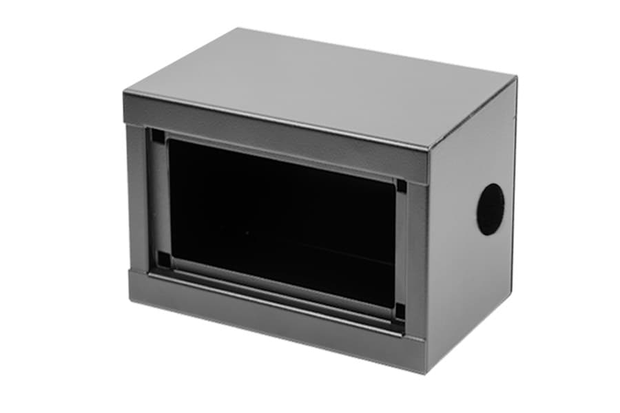 stagebox SD8 180x134x120mm met gat 25mm exclusief inlegplaat