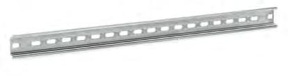 montagerail TS35 h=8,3mm L=19inch perf