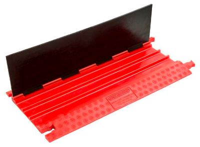 Black Line kabelgoot 3x65x19mm L=0,91m rood+zwarte deksel