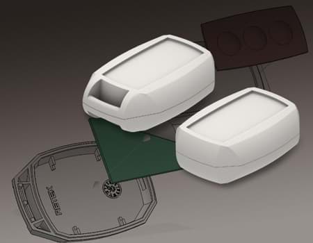 behuizing HAND-HELD serie 31 70x50x20 zwart