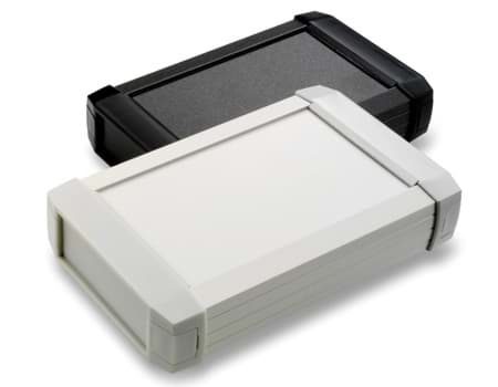 behuizing HAND-HELD serie 50 122x47x190 zwart/grafietgrijs