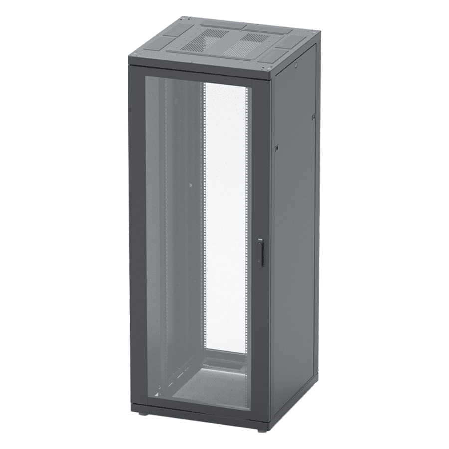 Rack 19inch 47HE W800 D 800 SR-2 ventilatiedeur voor+achter