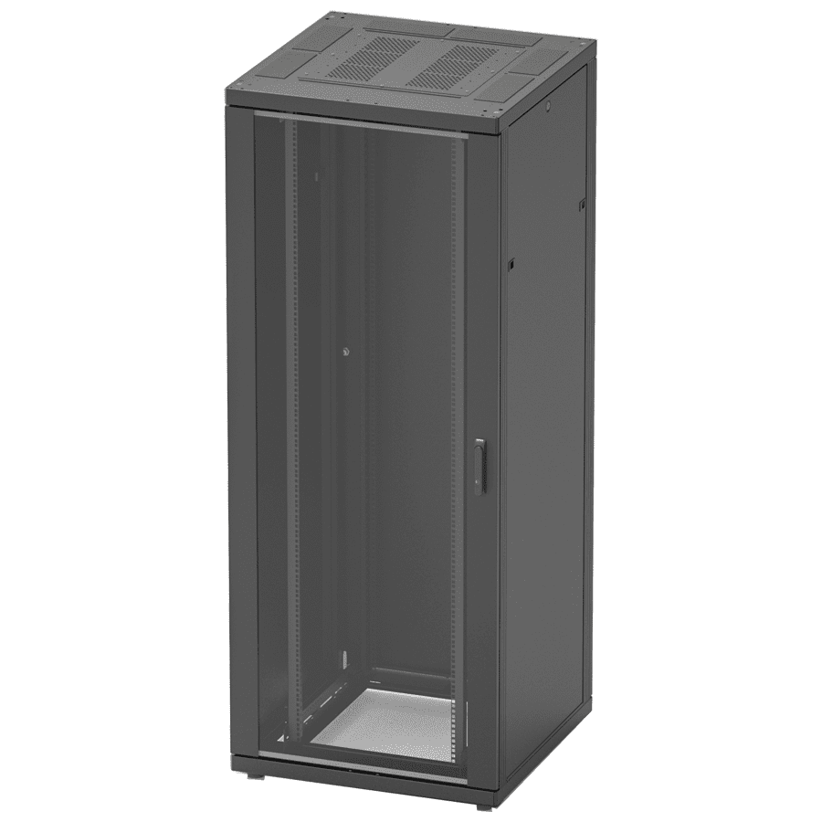 Rack 19inch 42HE W800 D 600 SR-2 glasdeur+achterdeur