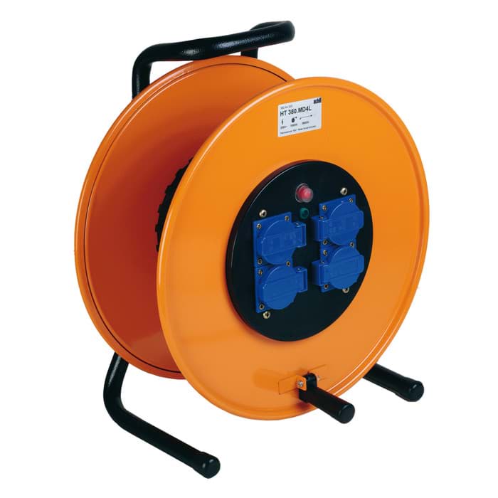 haspel HT380 metaal met 4x schuko+KD +TB