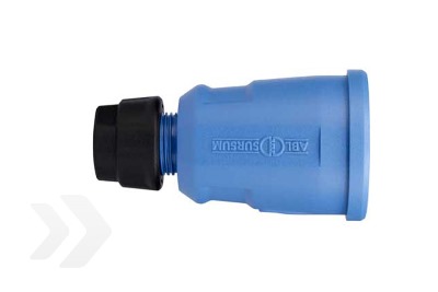 koppeling randaarde thermoplast blauw HOME ABL