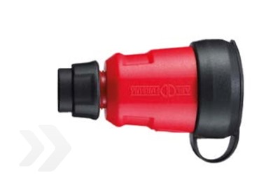koppeling randaarde thermoplast met deksel rood HOME ABL