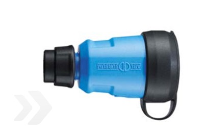 koppeling randaarde thermoplast met deksel blauw HOME ABL