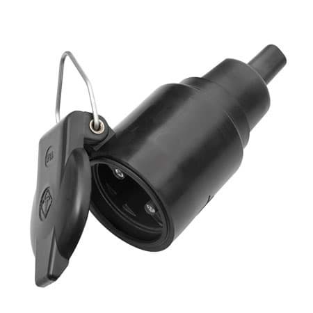 koppeling-prikkabel 2-polig rubber 252 AVA