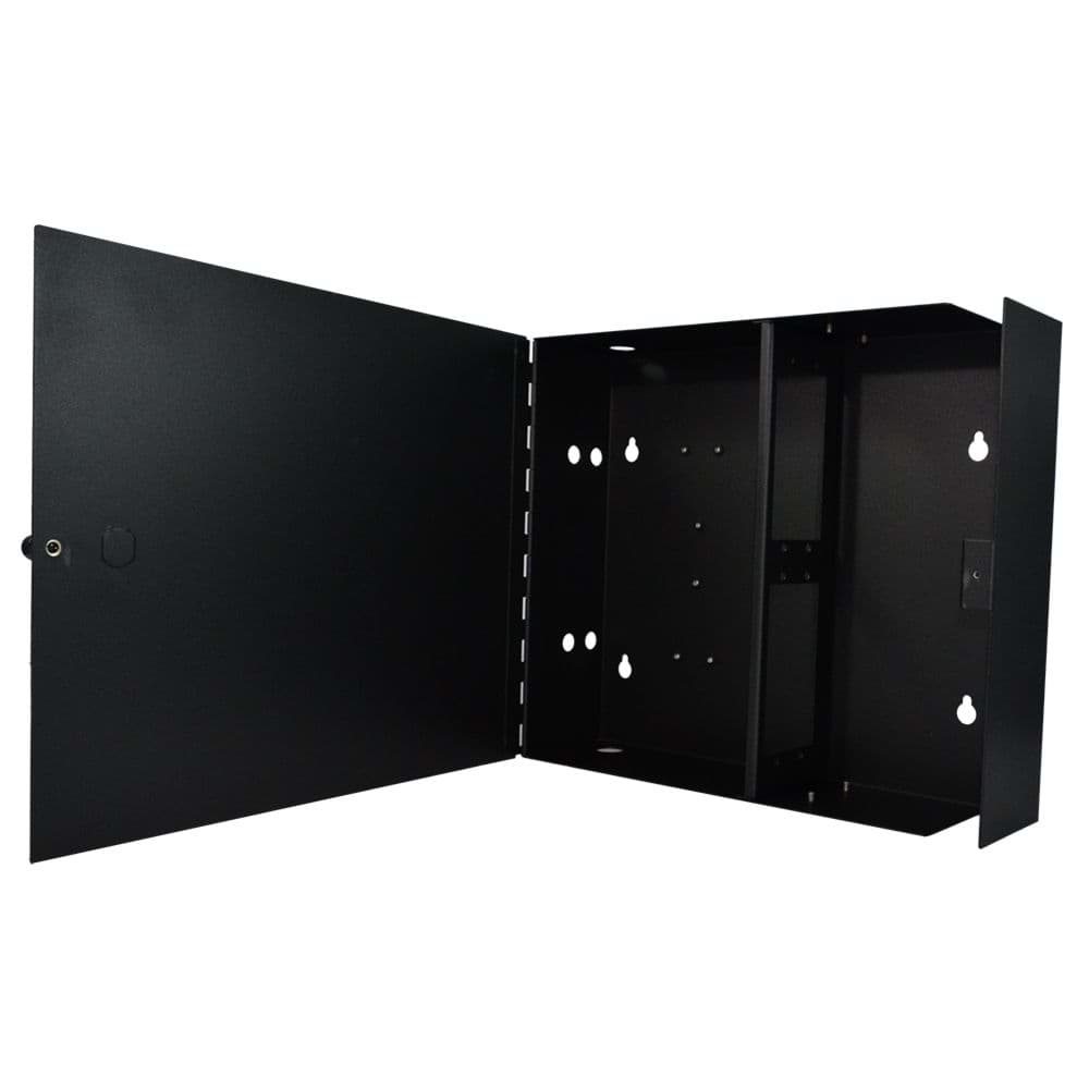 behuizing WALLMOUNT LGX-118 4 module zwart