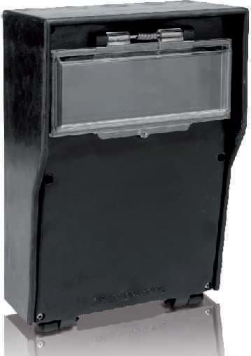 rubber wandkast WK12 380x260x150mm + venster 12 module