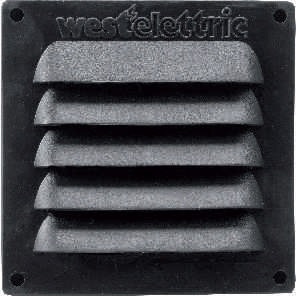 rubber ventilatierooster 99x99x12mm