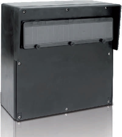 rubber wandkast 370x370x203mm PCE