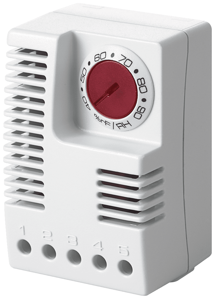 Electronic hygrostat EFR012 230V AC 40-90%RF + clip TS35