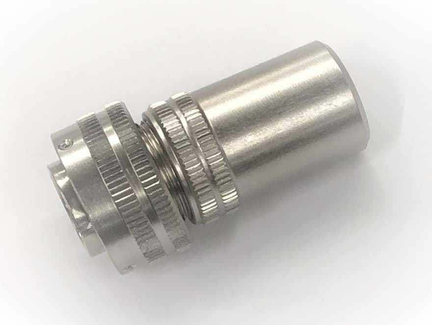 CVB 06DA 16S-1P M20 F5 plug+nut 7p male nickel