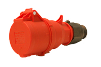 CEE koppeling 4p  16A 400V 6h rood IP44 Bals EVENT QuickConnect
