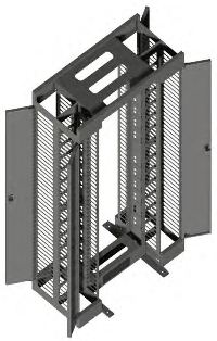OPENrack 19inch 42HE + 4x kabelruimte