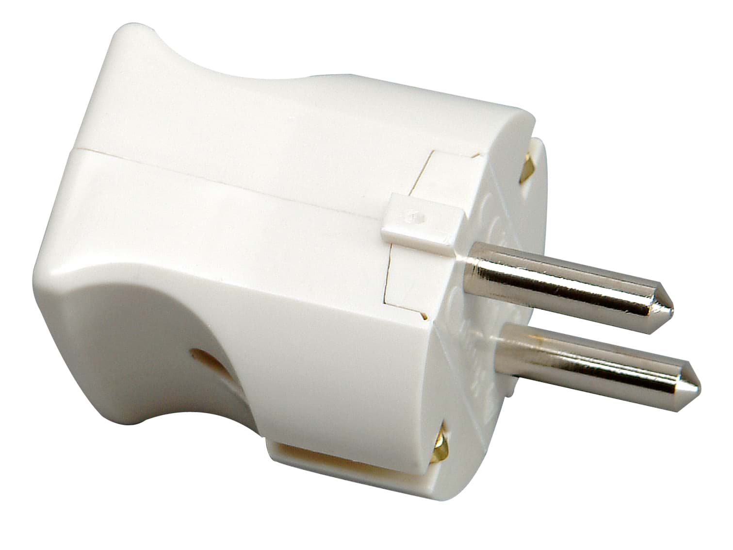 stekker randaarde thermoplast creme-wit (klapstekker) Kopp