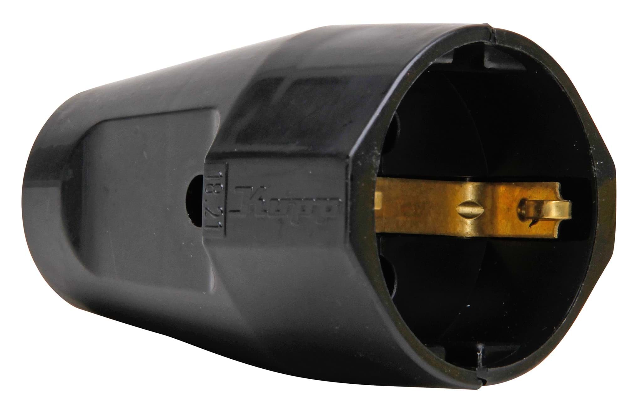 koppeling randaarde thermoplast zwart Kopp 182105054
