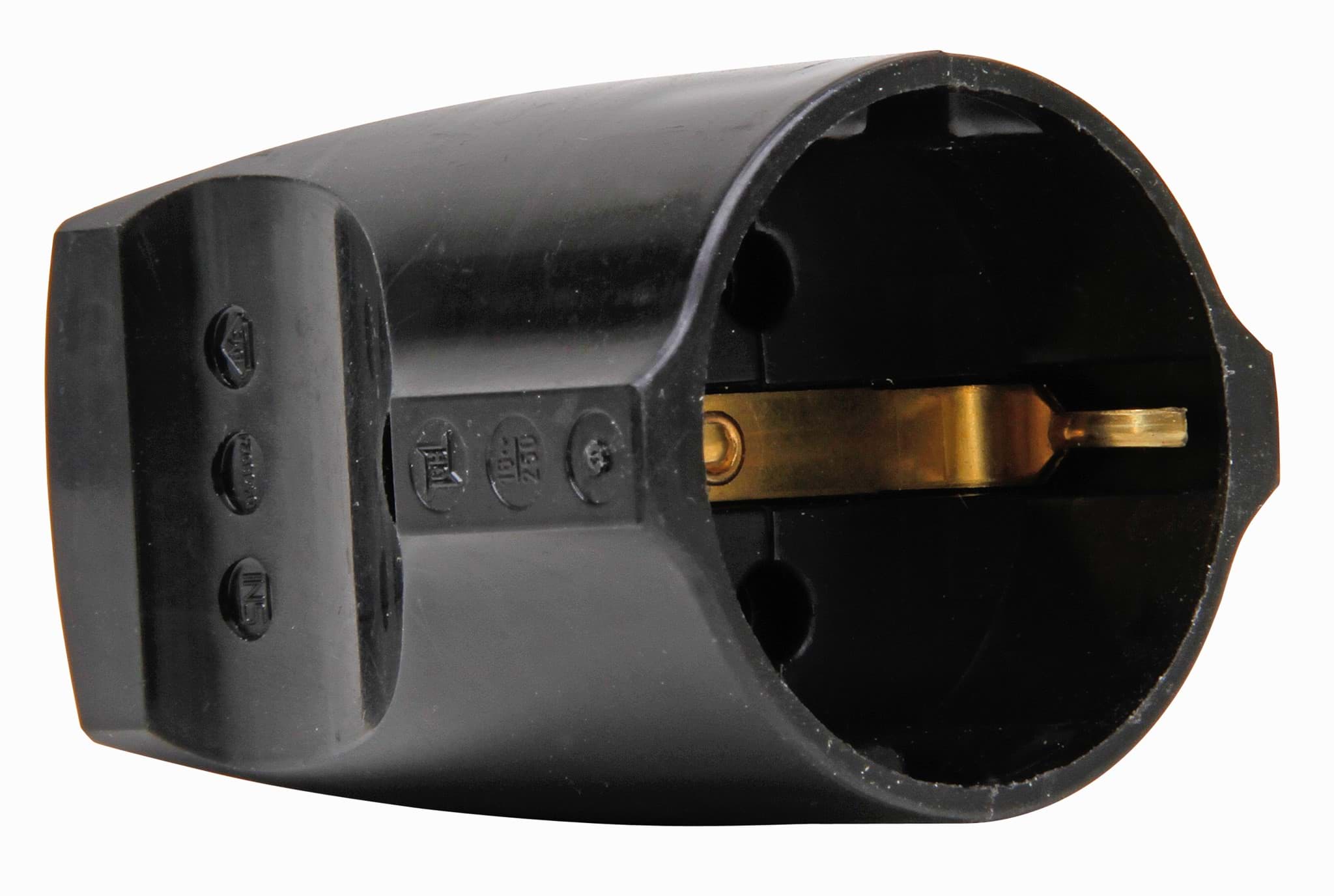 koppeling randaarde thermoplast zwart Kopp 183205003