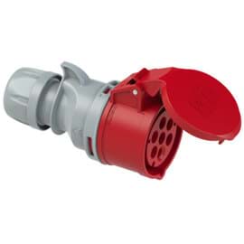 CEE koppeling 7p  32A 400V 6h rood IP44 PCE