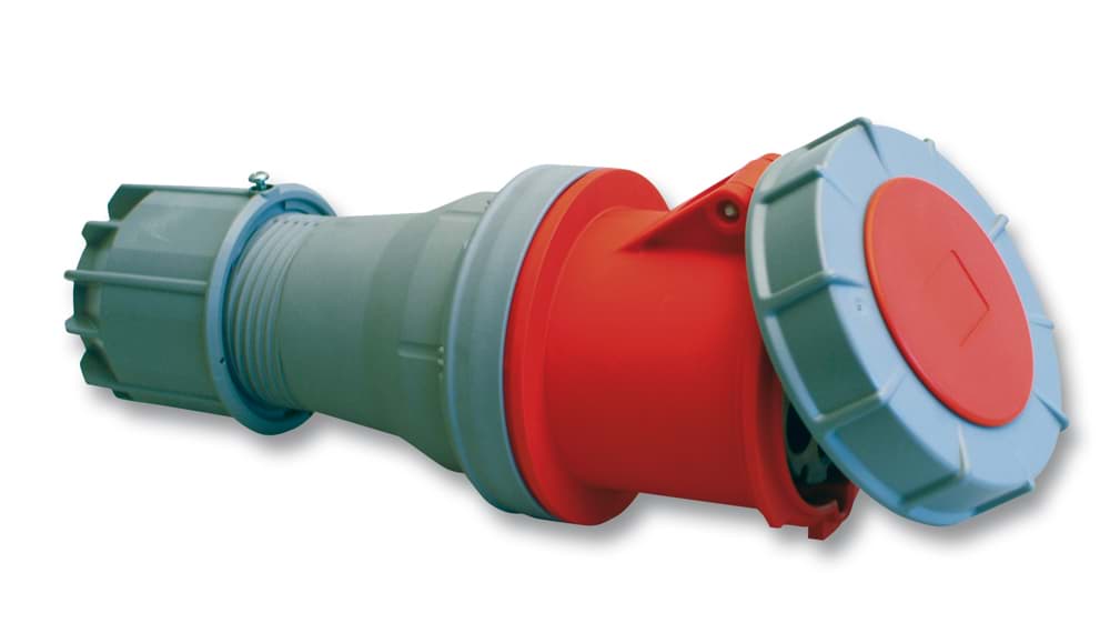 CEE koppeling 5p  63A 400V 6h rood IP67 PCE