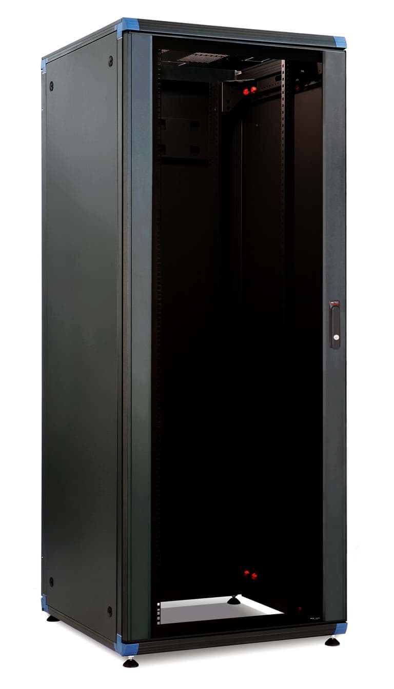 Rack 19inch 47HE W800 D 800 LOGIC-2 glasdeur+achterdeur