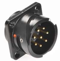 PA-COM 22-23 8p panel w/out nut male solder