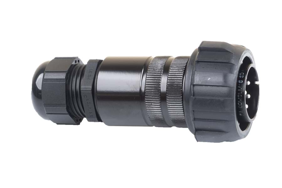 PA-COM 22-23 8p cable connector with nut male d=18-25mm