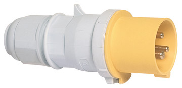 CEE steker 3p  16A 110V 4h geel IP44 Bals QuickConnect