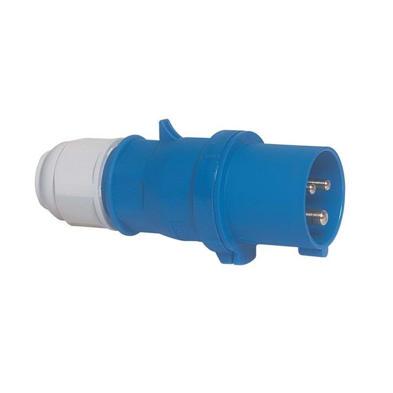 CEE steker 3p  16A 230V 6h blauw IP44 Bals QuickConnect