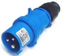 CEE steker 3p  16A 230V 6h blauw IP44 Bals EVENT QuickConnect