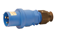 CEE steker 3p  32A 230V 6h blauw IP44 Bals EVENT QuickConnect