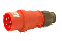 CEE steker 5p  32A 400V 6h rood IP44 Bals EVENT QuickConnect